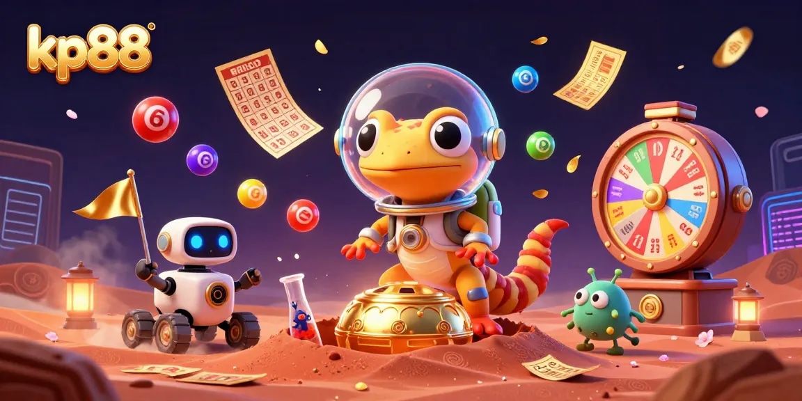 Experience exciting wins at kp88 with colorful casino elements and aliens celebrating a unique adventure.