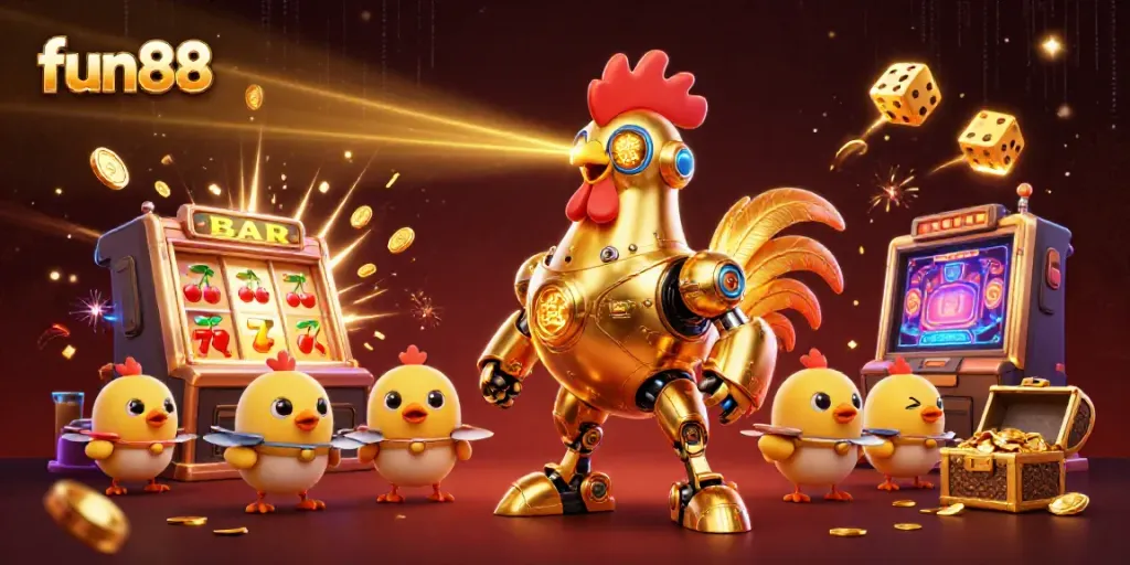 Experience fun88's thrilling casino adventure with vibrant characters and dynamic game elements.