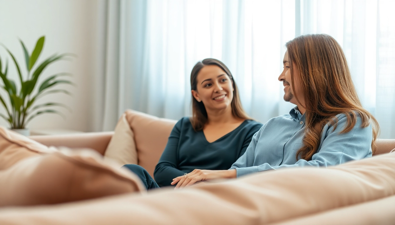 Fostering emotional wellbeing through a calming therapy session in a peaceful environment.