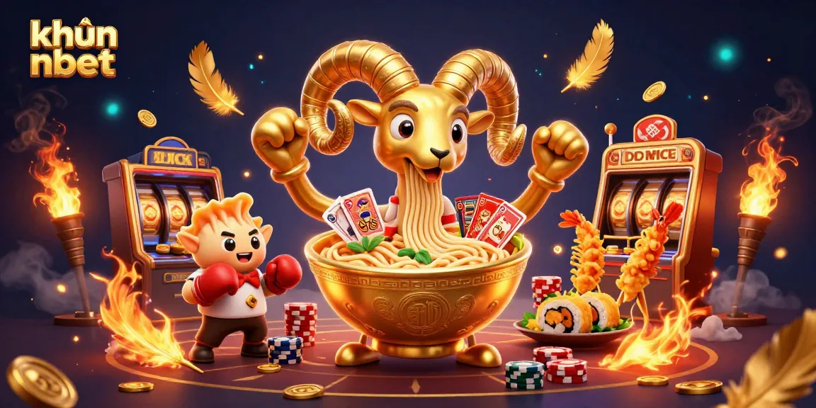Engage with khuyến mãi nbet and explore a vibrant casino scene with unique characters and golden tokens.
