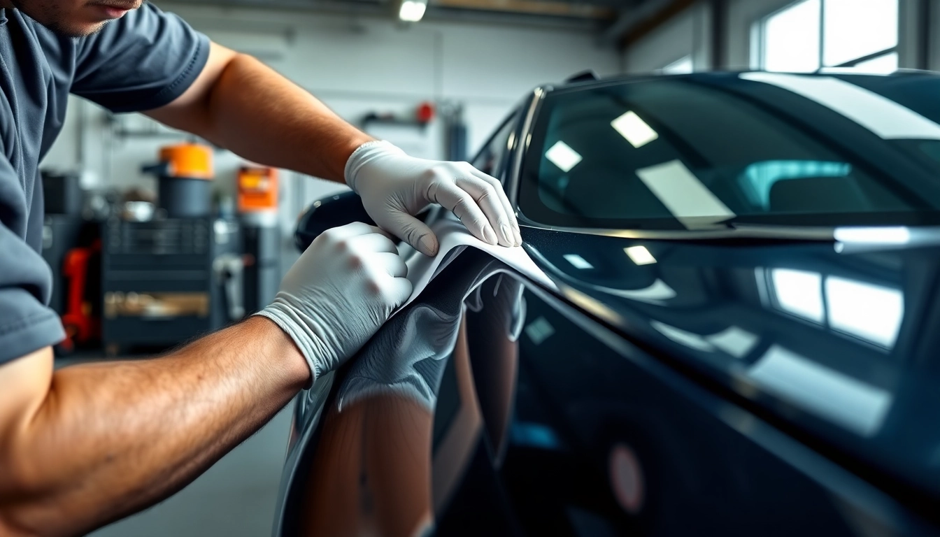 Apply paint protection film near me to enhance your vehicle's shine and durability.