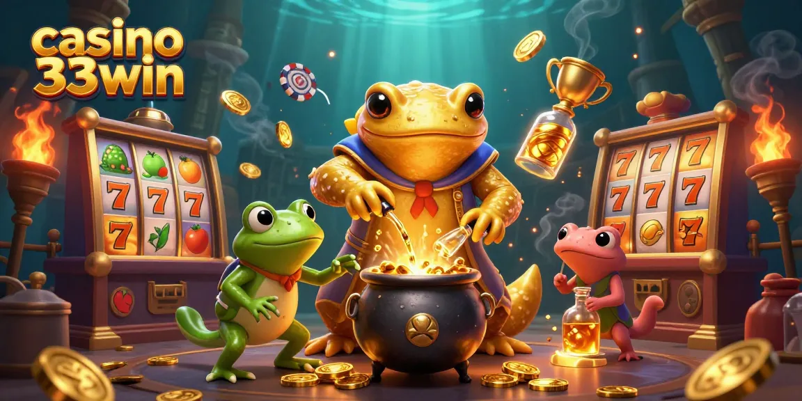 Engage in casino 33win with vibrant slot games and enchanting alchemical characters.