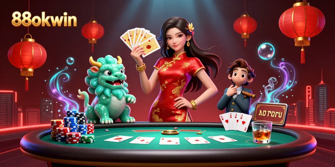 Engage in thrilling poker at 88okwin with dynamic casino atmosphere and vibrant gaming elements.