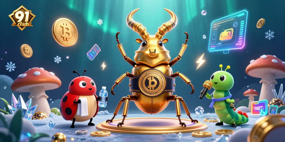 Engage with exciting games at 91 club, showcasing a dynamic 3D casino scene filled with vibrant elements.