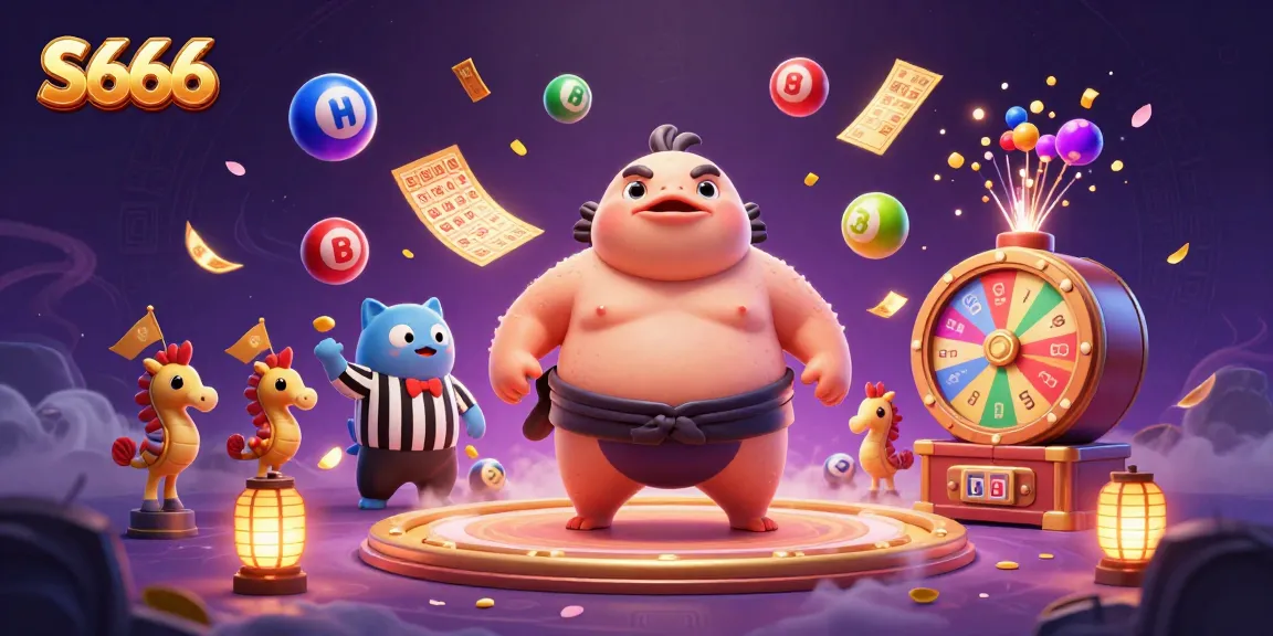 S666 engages players with colorful lottery elements and an immersive underwater casino atmosphere.