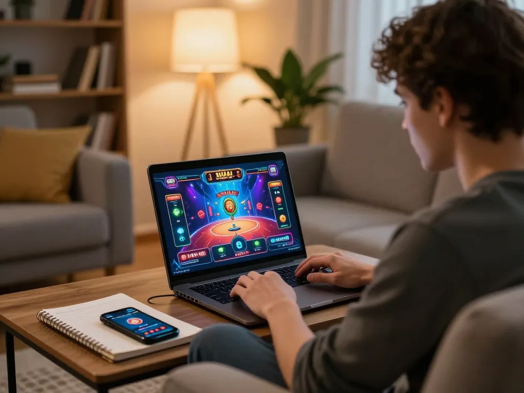 Experience thrilling online gameplay on 75W platform while strategizing bets and managing bankroll.