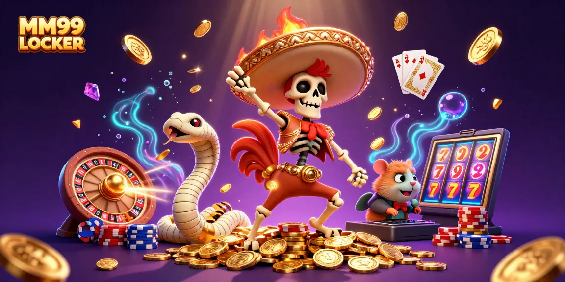 Experience excitement at MM99 LOCKER with a vibrant casino-themed celebration of gaming!