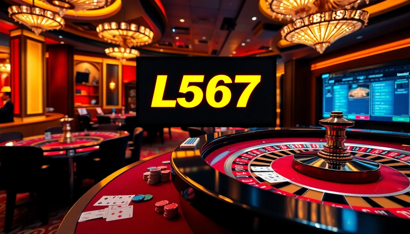 Experience the excitement at L567 casino with dynamic gameplay at tables and vibrant slots.