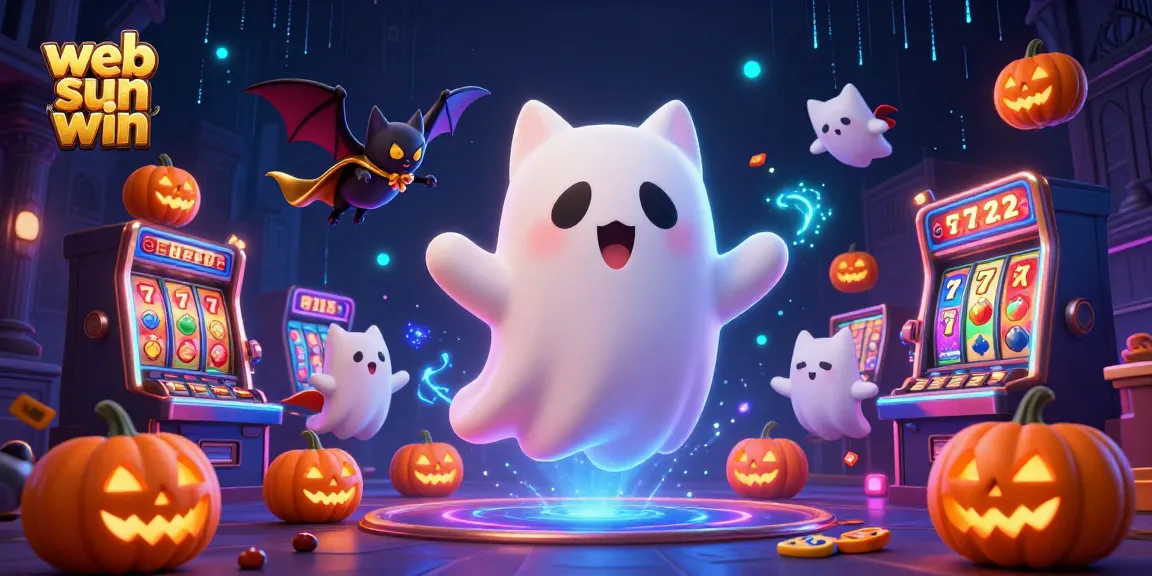 Join the thrill with web sun win, where ghost cats and jackpots light up a haunted casino adventure!