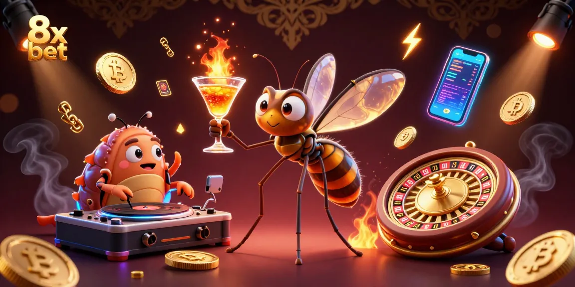 Enjoy thrilling moments at 8x bet with dynamic casino characters and crypto elements.